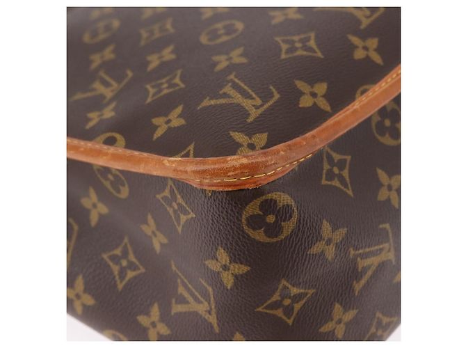 LOUIS VUITTON Borsa a Spalla Monogram Gibeciere GM M42246 LV Auth ka5197 Monogramma - vista 17