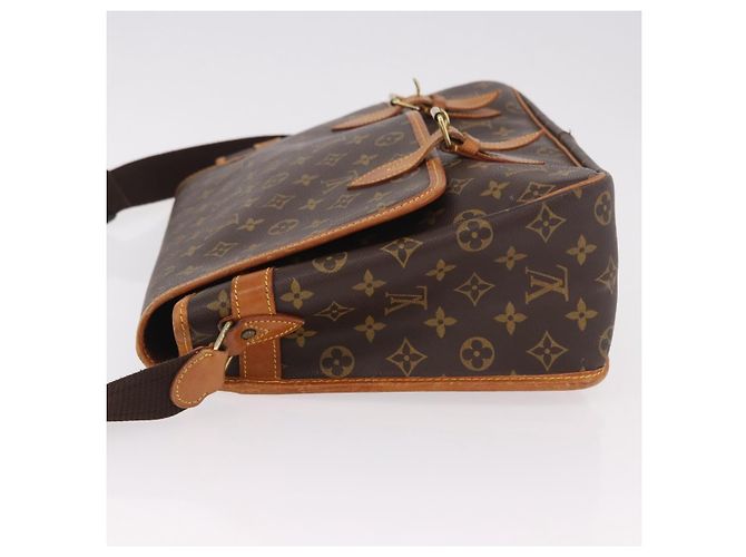 LOUIS VUITTON Borsa a Spalla Monogram Gibeciere GM M42246 LV Auth ka5197 Monogramma - vista 4