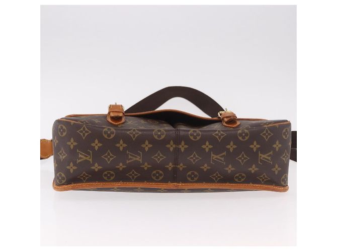 LOUIS VUITTON Borsa a Spalla Monogram Gibeciere GM M42246 LV Auth ka5197 Monogramma - vista 5