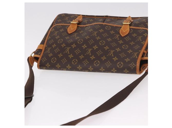 LOUIS VUITTON Borsa a Spalla Monogram Gibeciere GM M42246 LV Auth ka5197 Monogramma - vista 6