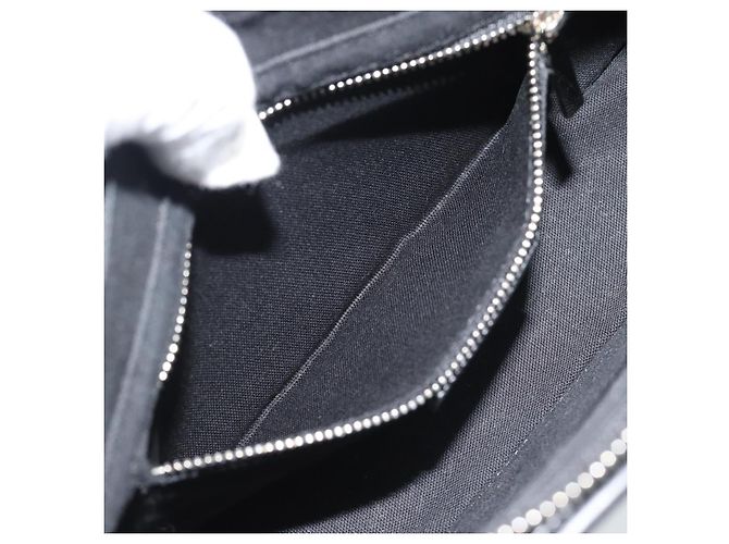 Borsa a tracolla BURBERRY Nova Check in tela nero argento Auth 191335V - vista 22