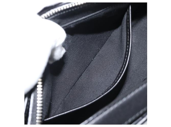 Borsa a tracolla BURBERRY Nova Check in tela nero argento Auth 191335V - vista 23