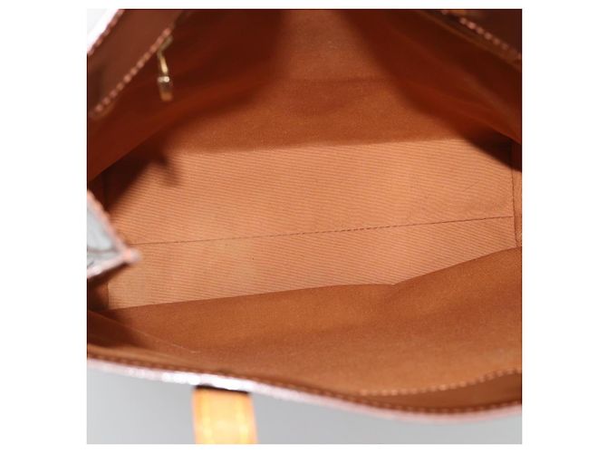 LOUIS VUITTON Borsa Monogram Vernis Reade MM Bronze M91143 LV Auth hk3883 Bronzo - vista 11