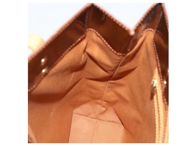 LOUIS VUITTON Borsa Monogram Vernis Reade MM Bronze M91143 LV Auth hk3883 Bronzo - vista 20