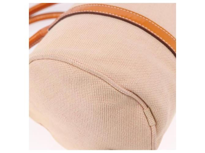 Borsa PRADA Canvas 2way Beige Argento Auth 190718 - vista 10