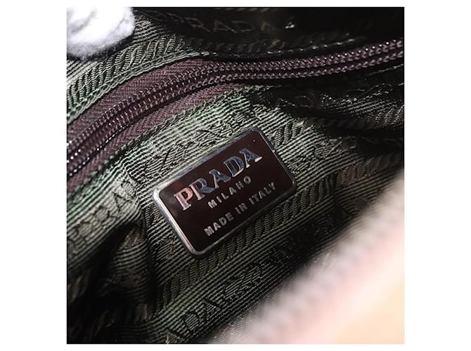 Borsa PRADA Canvas 2way Beige Argento Auth 190718 - vista 20