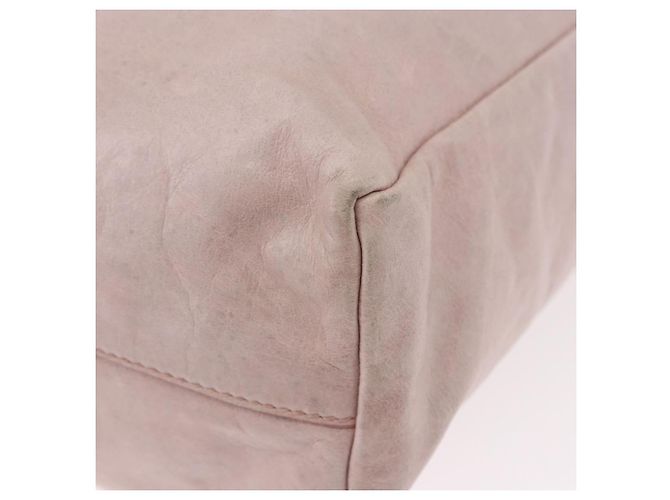 Borsa Miu Miu in pelle rosa argento Auth 190473A - vista 15