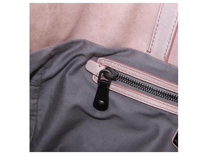 Borsa Miu Miu in pelle rosa argento Auth 190473A - vista 20