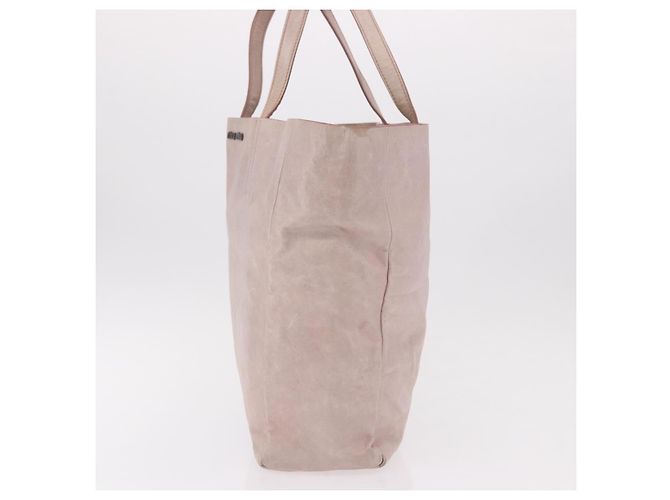 Borsa Miu Miu in pelle rosa argento Auth 190473A - vista 3