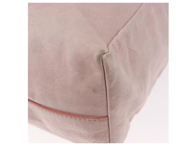Borsa Miu Miu in pelle rosa argento Auth 190473A - vista 9
