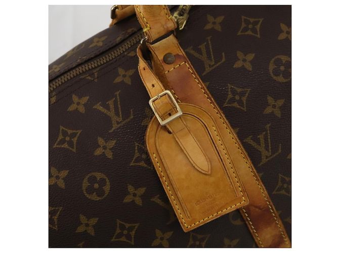 LOUIS VUITTON Monogram Keepall 50 Boston Bag M41426 LV Auth 188304 Monogramma - vista 18