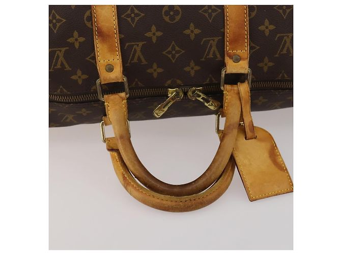 LOUIS VUITTON Monogram Keepall 50 Boston Bag M41426 LV Auth 188304 Monogramma - vista 7