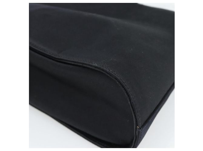 Borsa a mano Salvatore Ferragamo in raso nero e oro Auth 190618 D'oro - vista 15