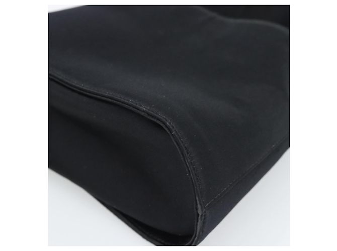 Borsa a mano Salvatore Ferragamo in raso nero e oro Auth 190618 D'oro - vista 9