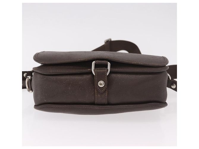 LOUIS VUITTON Bolsa de Ombro Taiga Andrei Grizzly M32488 LV Auth ka5136 Marrom - vista 5