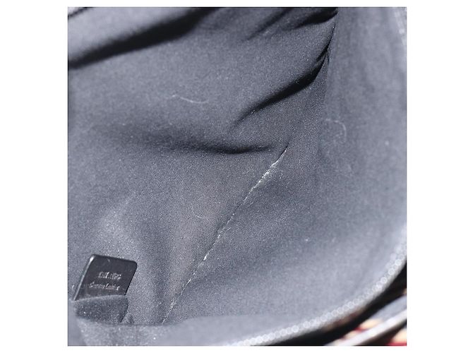 Borsa a Spalla BALLY in Pelle Nera Argento Auth 188106 Nero - vista 23