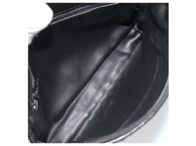 Borsa a Spalla con Catena BALLY in Pelle Nera e Oro Auth BA13963A Nero D'oro - vista 11