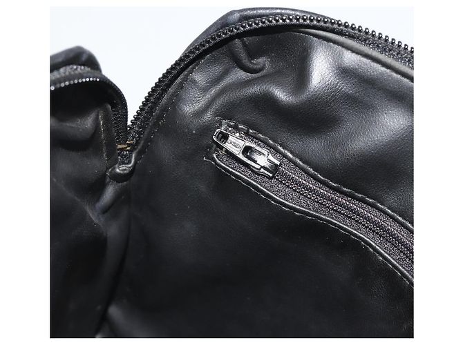Borsa a Spalla con Catena BALLY in Pelle Nera e Oro Auth BA13963A Nero D'oro - vista 20
