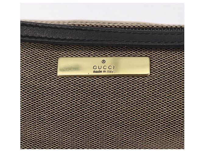Borsa GUCCI Tela Khaki Oro 07198 Auth mr2638 D'oro Cachi - vista 18
