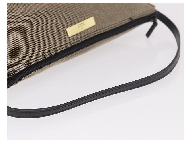 Borsa GUCCI Tela Khaki Oro 07198 Auth mr2638 D'oro Cachi - vista 7
