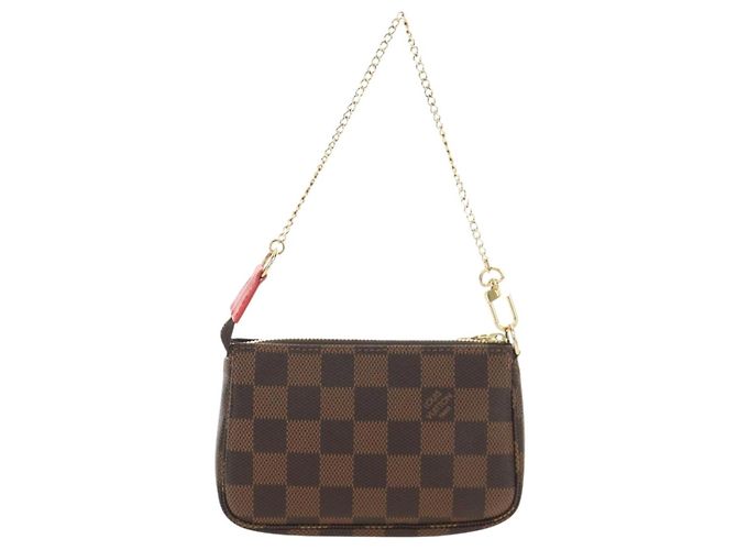LOUIS VUITTON Damier Ebene Vivienne Mini Pochette Accessoires Auth 190175M - vista 2