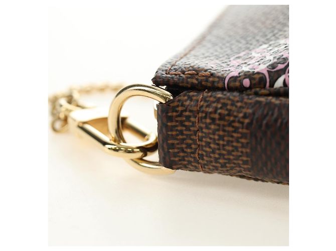 LOUIS VUITTON Damier Ebene Vivienne Mini Pochette Accessoires Auth 190175M - vista 8