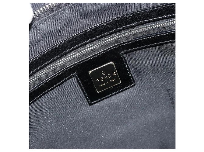 FENDI Zucca Canvas Mamma Baguette Tote Bag Braun Schwarz Authentisch gh2218A - Ansicht 19