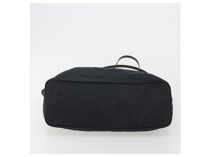 FENDI Zucca Canvas Mamma Baguette Tote Bag Braun Schwarz Authentisch gh2218A - Ansicht 5