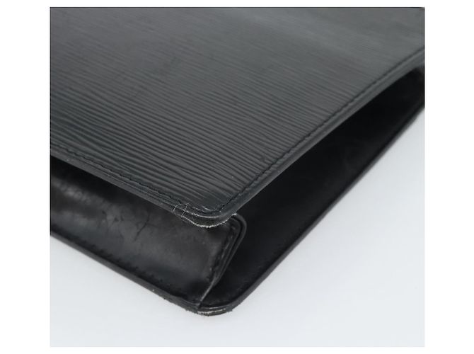 LOUIS VUITTON Epi Pochette Homme Clutch Nero M52522 LV Auth 191593 - vista 15