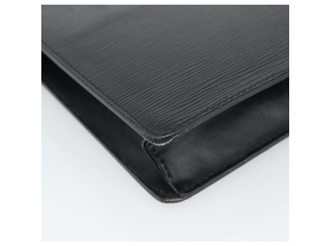 LOUIS VUITTON Epi Pochette Homme Clutch Nero M52522 LV Auth 191593 - vista 16