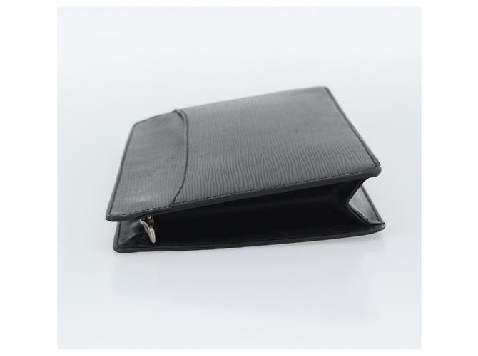 LOUIS VUITTON Epi Pochette Homme Clutch Nero M52522 LV Auth 191593 - vista 3
