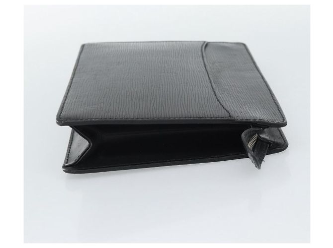 LOUIS VUITTON Epi Pochette Homme Clutch Nero M52522 LV Auth 191593 - vista 4