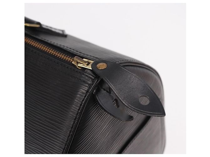 LOUIS VUITTON Borsa Epi Speedy 30 Noir Black M43002 LV Auth 190403SAV Nero - vista 15