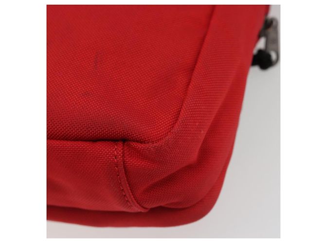 Borsa Messenger BALENCIAGA S Borsa a Spalla Nylon Rosso 638657 Auth hk3893 - vista 15