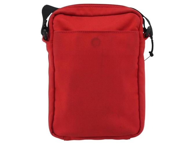 Borsa Messenger BALENCIAGA S Borsa a Spalla Nylon Rosso 638657 Auth hk3893 - vista 2