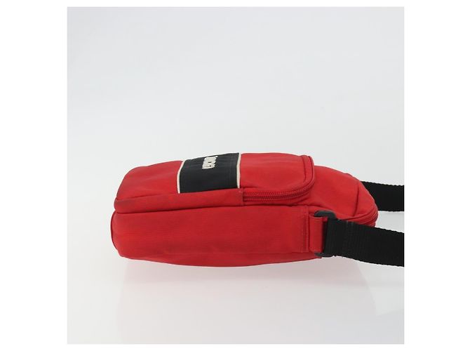 Borsa Messenger BALENCIAGA S Borsa a Spalla Nylon Rosso 638657 Auth hk3893 - vista 3