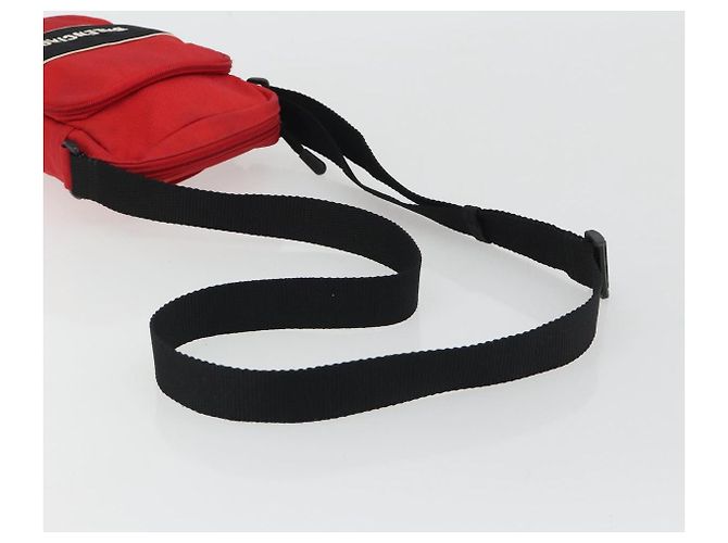 Borsa Messenger BALENCIAGA S Borsa a Spalla Nylon Rosso 638657 Auth hk3893 - vista 7