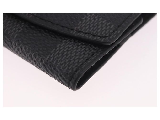 LOUIS VUITTON Damier Grafitte Gemelli Cuff Case LV Auth BA14050 Damier ebene - vista 14