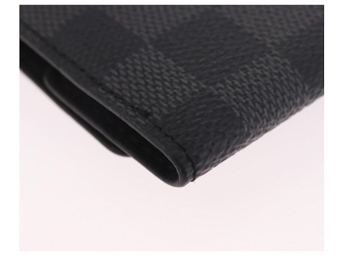 LOUIS VUITTON Damier Grafitte Gemelli Cuff Case LV Auth BA14050 Damier ebene - vista 15