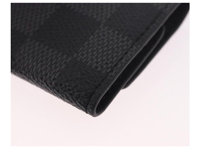 LOUIS VUITTON Damier Grafitte Gemelli Cuff Case LV Auth BA14050 Damier ebene - vista 16
