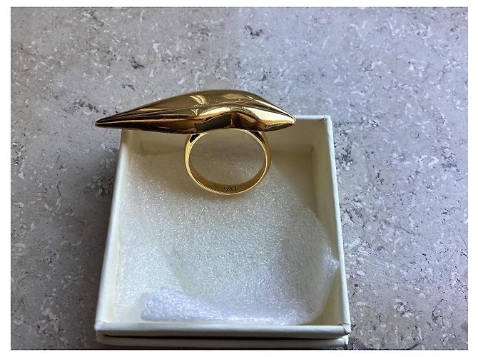 Anello labbra in oro Diane von Furstenberg D'oro - vista 3
