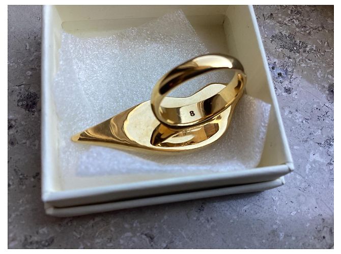 Anello labbra in oro Diane von Furstenberg D'oro - vista 4