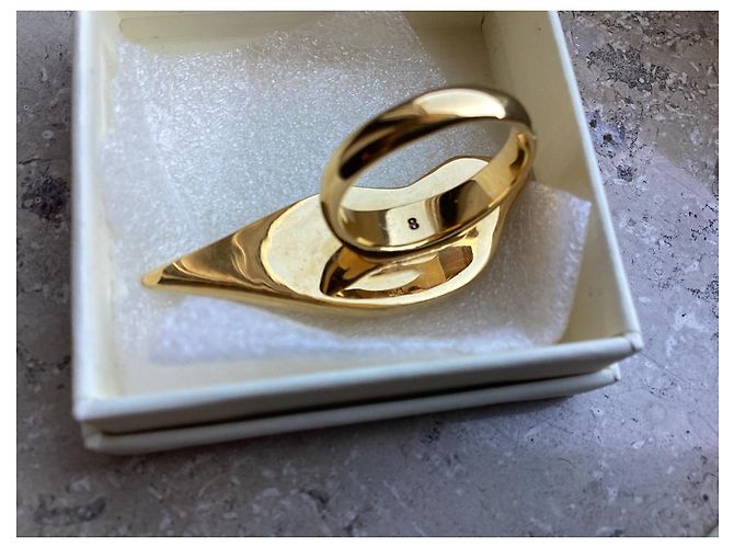 Anello labbra in oro Diane von Furstenberg D'oro - vista 5