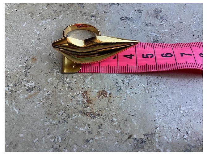 Anello labbra in oro Diane von Furstenberg D'oro - vista 7