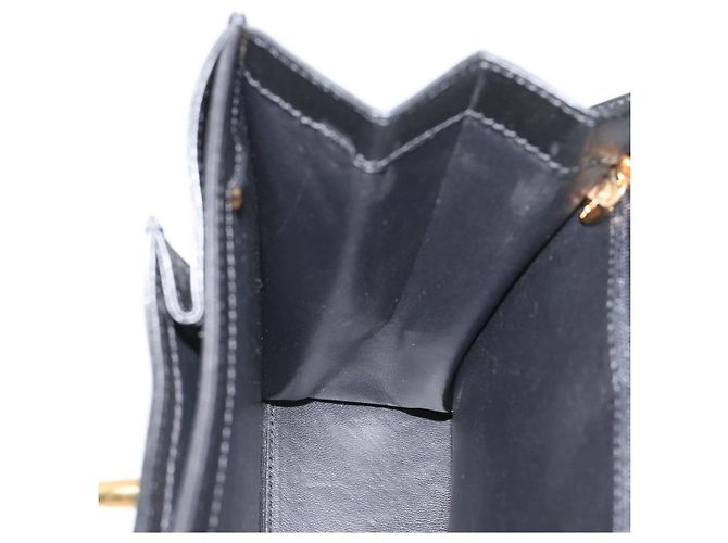 Borsa CARTIER PANTHERE in pelle nera e oro Auth 190829 Nero D'oro - vista 18
