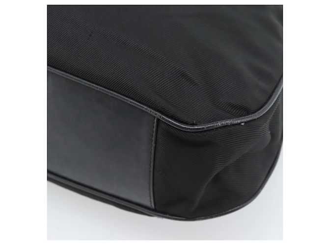 Borsa GUCCI Bamboo in tela nera argento 001 1553 Auth ka5114 Nero - vista 15
