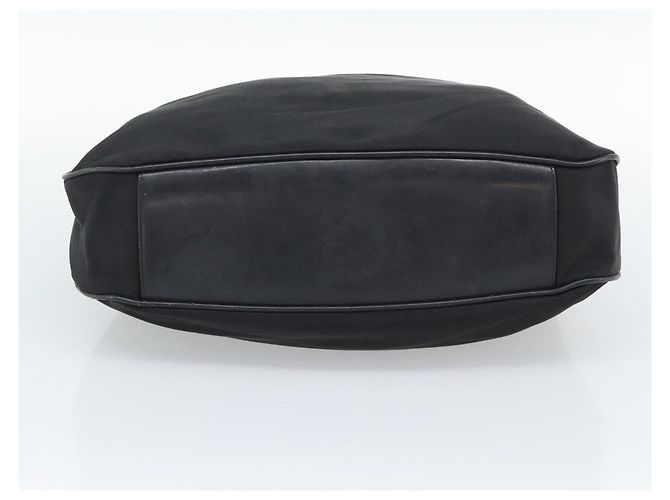 Borsa GUCCI Bamboo in tela nera argento 001 1553 Auth ka5114 Nero - vista 5