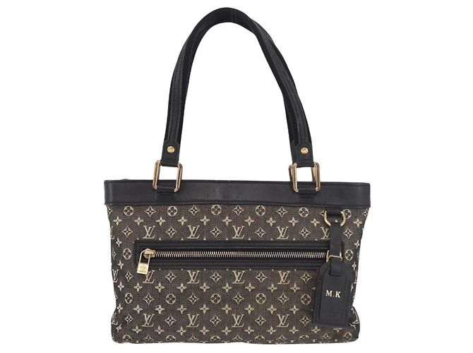 LOUIS VUITTON Borsa Monogram Mini Lucille PM Noir M92610 LV Auth bs36007 Nero - vista 13