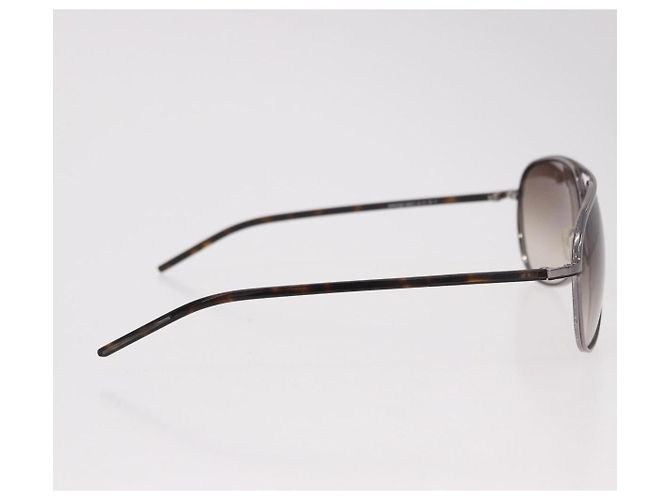 Gafas de sol Christian Dior estampado carey plástico marrón Auth BA13841 Castaño - vista 5