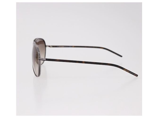 Gafas de sol Christian Dior estampado carey plástico marrón Auth BA13841 Castaño - vista 6
